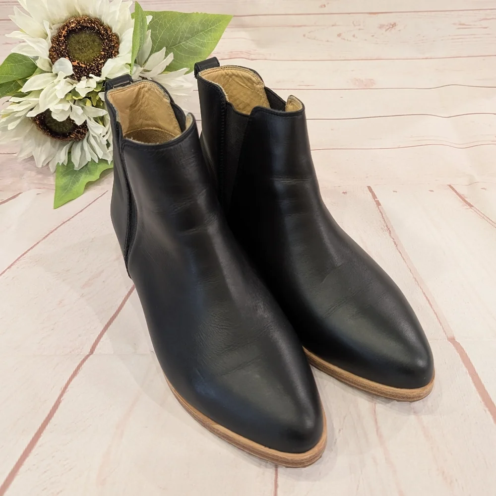 🎉 SALE 🎉 NIB Nisolo Classic Chelsea Black Leather Ankle Boots
